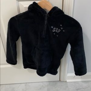 Girls Gap Sherpa Hoodie Sweatshirt